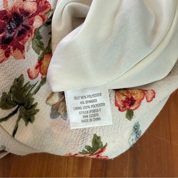 Blue Rain Boho Sleeveless White Floral Women’s Romper Playsuit S - Picture 6 of 6